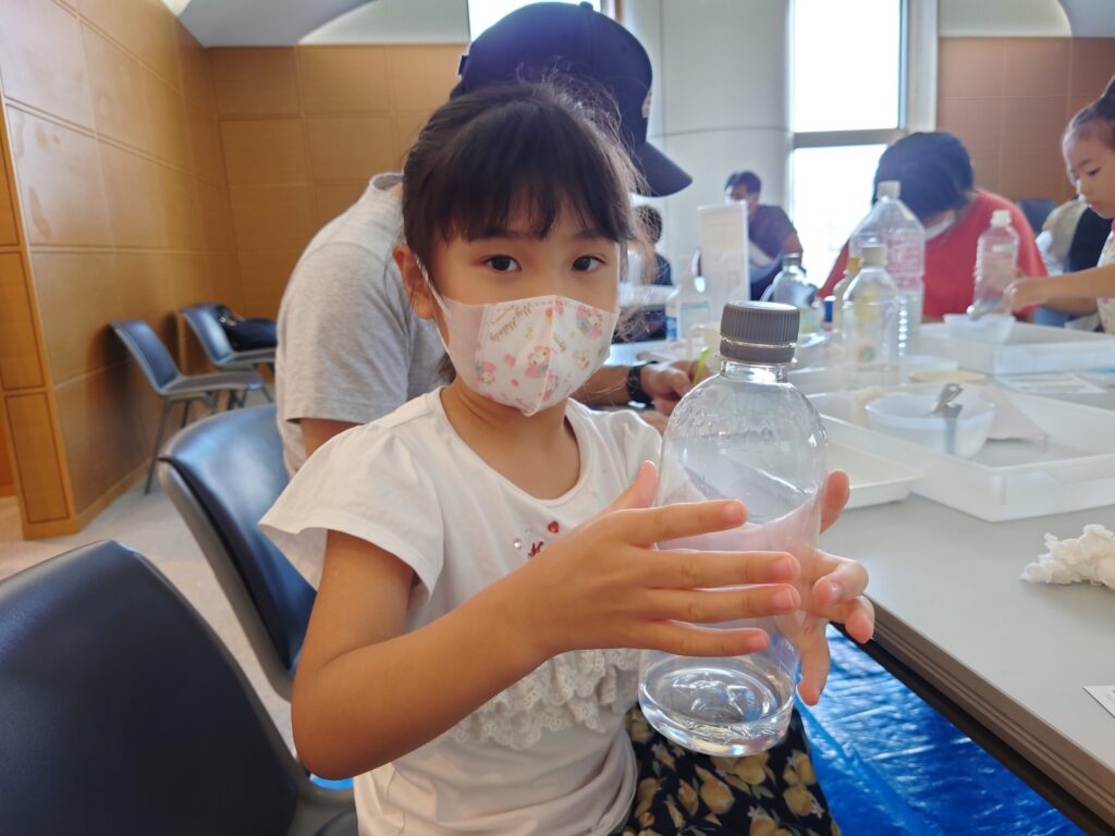雲を作っている様子
