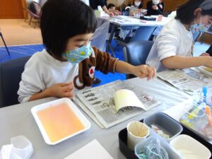 作品づくりの様子
