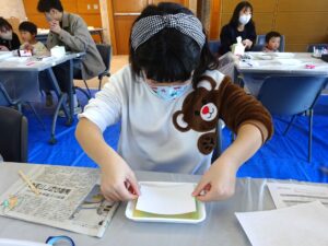 作品づくりの様子