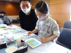 作品づくりの様子