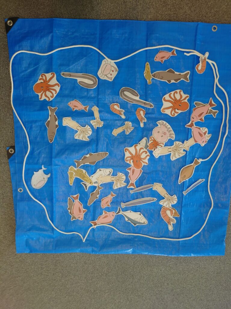 釣り堀の様子