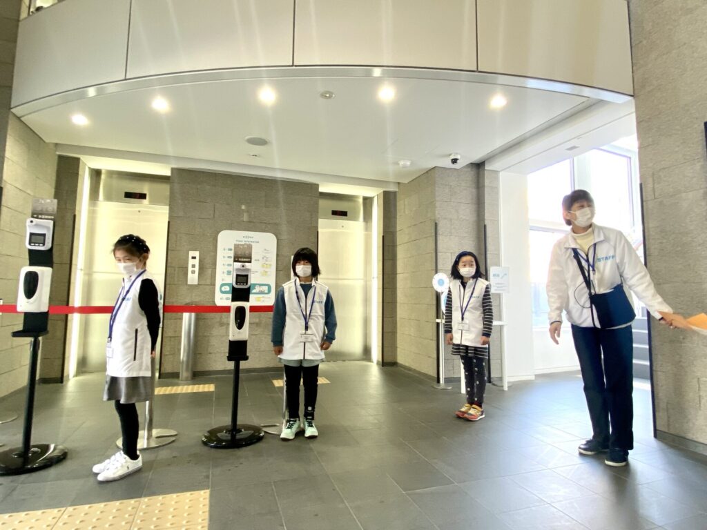 スタッフ体験時の様子